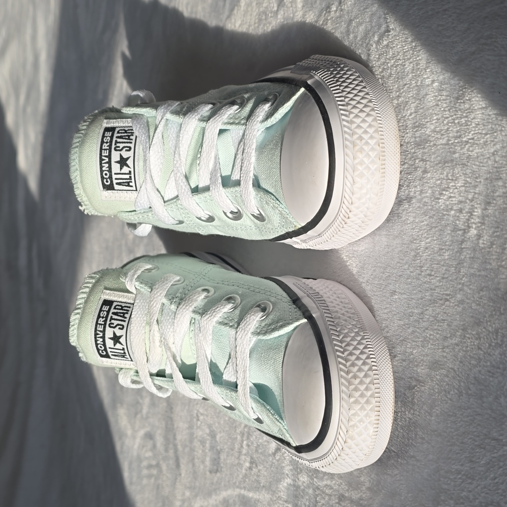Converse All Star Mint Green Canvas Shoes